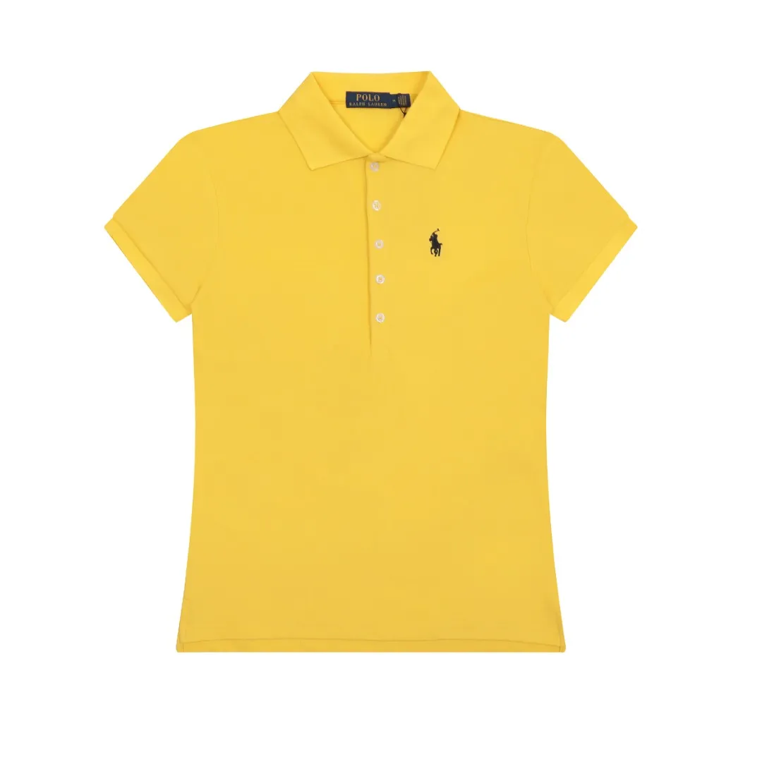 🅿️152 Top quality" Style number: DS004# (not off the shelves all year round) [Ralph Lauren classic pony embroidered lapel women's slim fit POLO short sleeves] ✅Ralph Lauren Ralph Lauren classic basic women's all-match slim fit POLO short sleeves ✅Main supplier platform live broadcast Wholesale entities Replenish when out of stock Not off the shelves ✅ZP quality 1:1 version Scan the code to enter the GF website Z cabinet quality ✅Details and quality are the only one in Guangzhou. Imported pique fabrics focus on high-end and cost-effective. Needless to say good quality. ✅The version is restored to the original order. The maximum size can be worn up to 130 pounds. Loose, comfortable and stress-free.